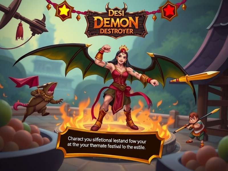 Desi Demon Destroyer gameplay screenshot